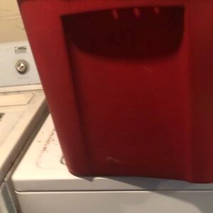 Red Home Accent Storage Bin - Brand Unspecified